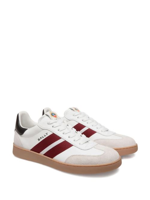 RETRO CREST BALLY | MSK0F7.VT012I0J2 WHITE/BLK/BALLYRED
